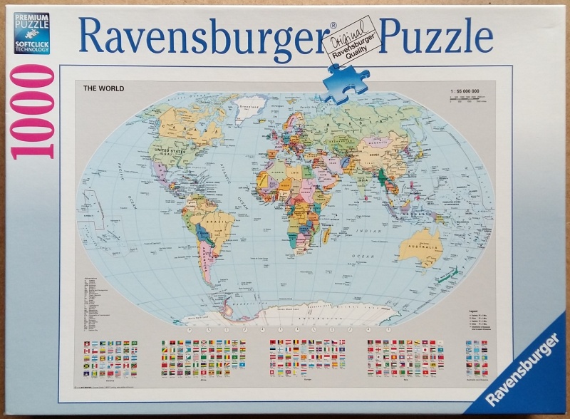 1000 Politische Weltkarte (6) - Jigsaw-Wiki